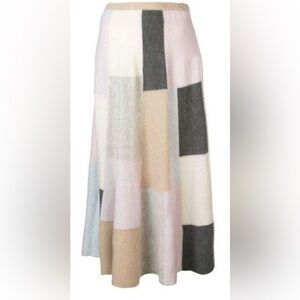 ADAM LIPPES Cashmere Silk Maxi Skirt Size Large